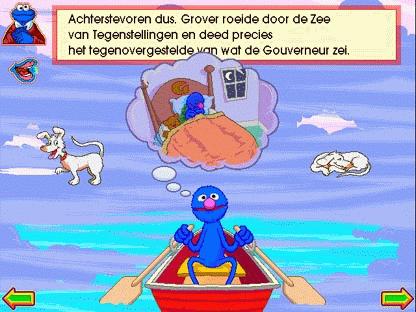 Scherm uit 'Lezen met Grover'