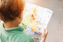 jongen plattegrond leren zomerdip