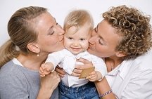 Lesbische ouders met kind