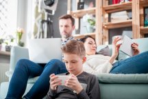 smartphone binnen gezin